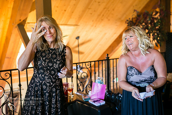 Moms cry at Wedding at Longshadow Ranch Winery