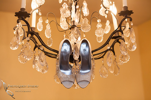 wedding shoes at Falkner winery wine wedding by temecula wedding photographer