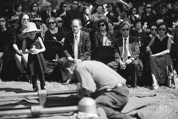 TL's Mom Funeral - B&W-237