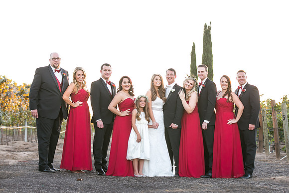 Beautiful wedding at Wiens Family Cellars Temecula Winery - Sarah & Shawn
