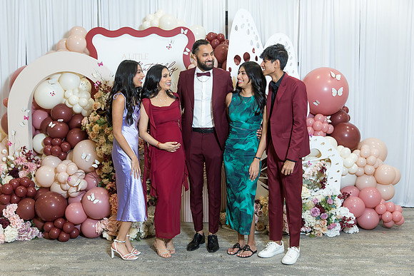 beautiful indian family little butterfly babyshower pooja parth-513