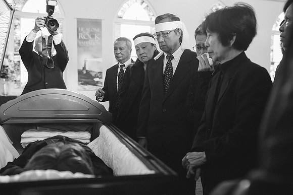 TL's Mom Funeral - B&W-146