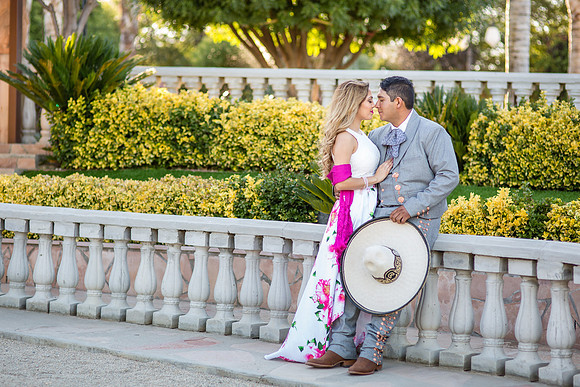 Engagement Photo by Menifee, Temecula, Fallbrook Wedding Photographer at Rancho R Los Agaves, Alfi and Angel