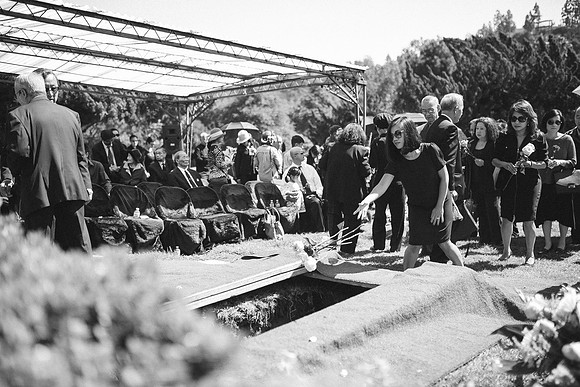 TL's Mom Funeral - B&W-253
