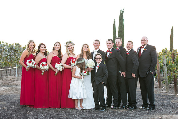 Beautiful wedding at Wiens Family Cellars Temecula Winery - Sarah & Shawn