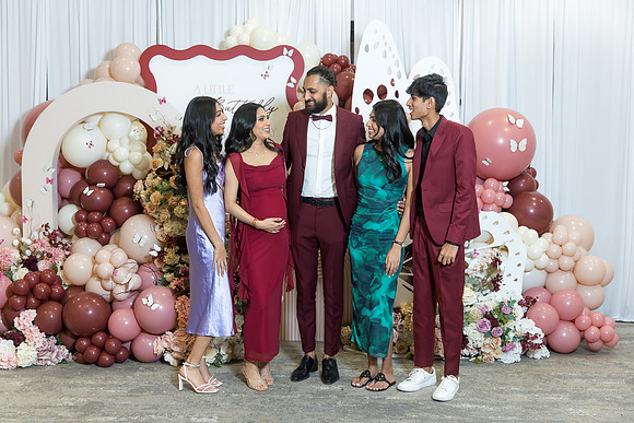 beautiful indian family little butterfly babyshower pooja parth-512