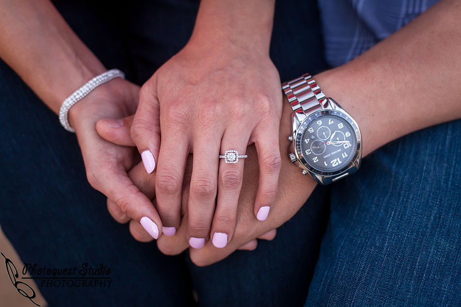 Fallbrook San Diego Outdoor Engagement Stone Garden Wedding Kristina and Cam