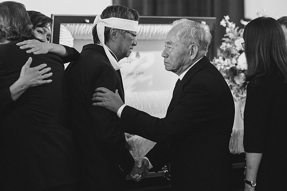 TL's Mom Funeral - B&W-134