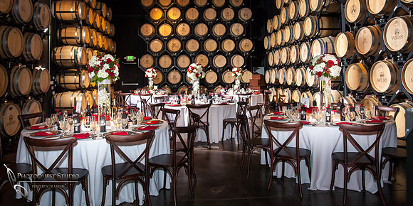 Temecula Wedding Photographer captured romantic and fun wedding photos at Wiens Family Cellars, Temecula Winery Wedding.