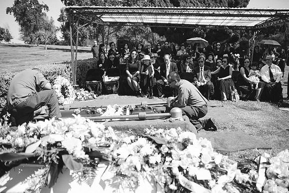 TL's Mom Funeral - B&W-234