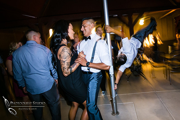 pole dancing by temecula wedding photographer