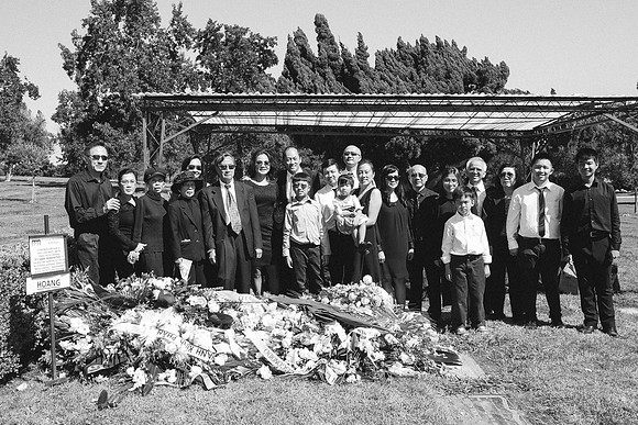 TL's Mom Funeral - B&W-275